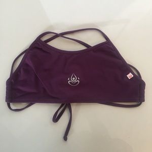 SHAKTI  Purple Yoga Top. Size Medium